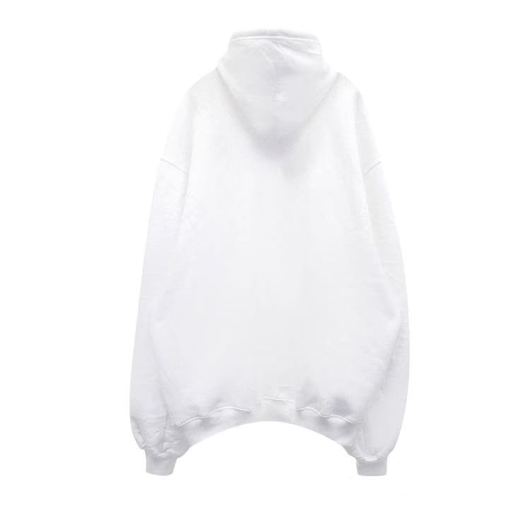 Balenciaga Languages Sport Hoodie White