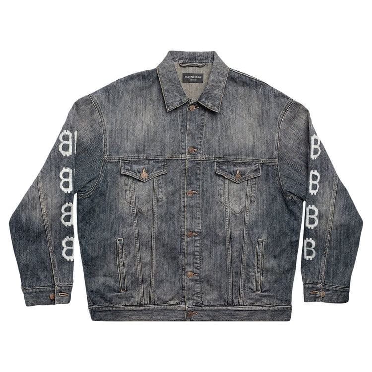 Balenciaga Large Fit Jacket Blue