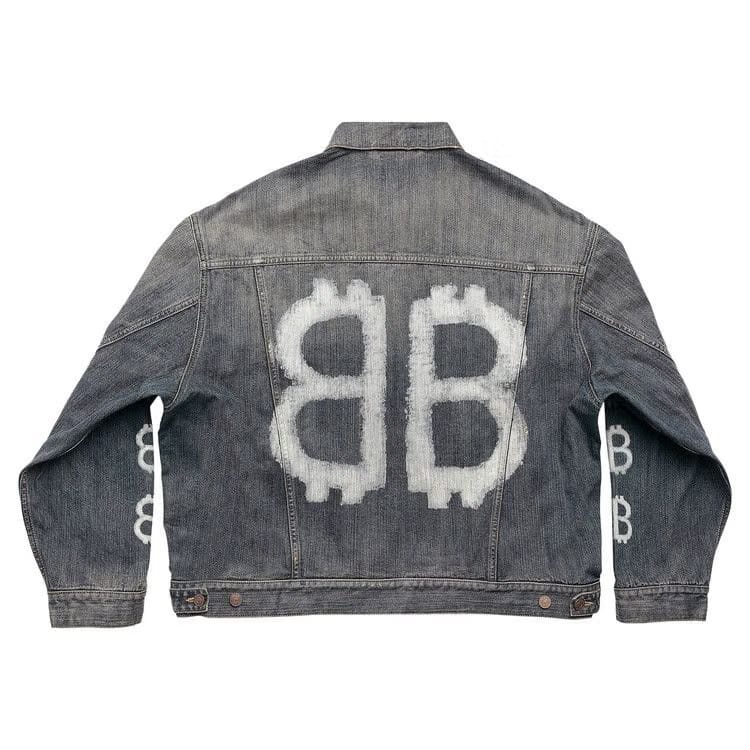 Balenciaga Large Fit Jacket Blue