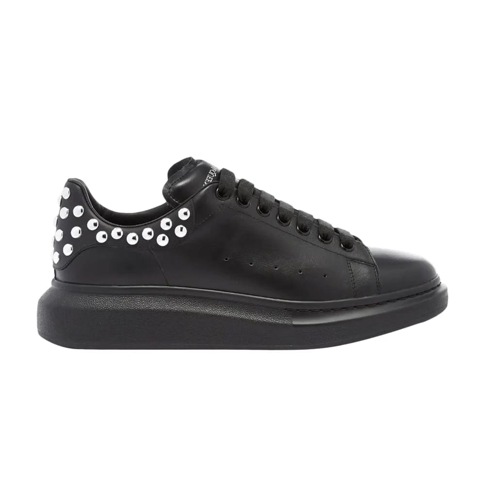 Alexander McQueen Oversized Sneaker Studded Heel - Black