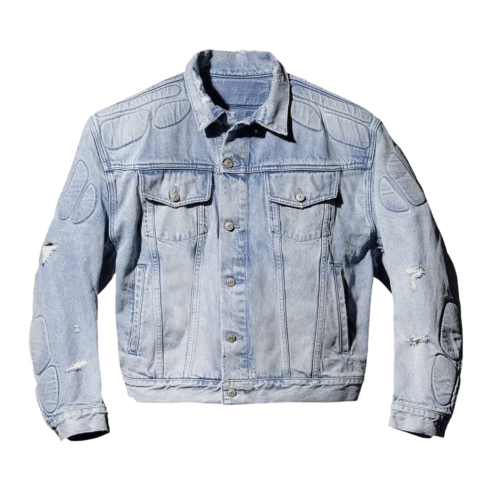 Yeezy Gap Engineered by Balenciaga Padded Denim Jacket Blue