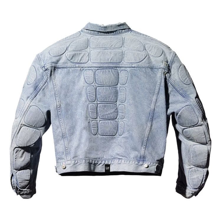 Yeezy Gap Engineered by Balenciaga Padded Denim Jacket Blue
