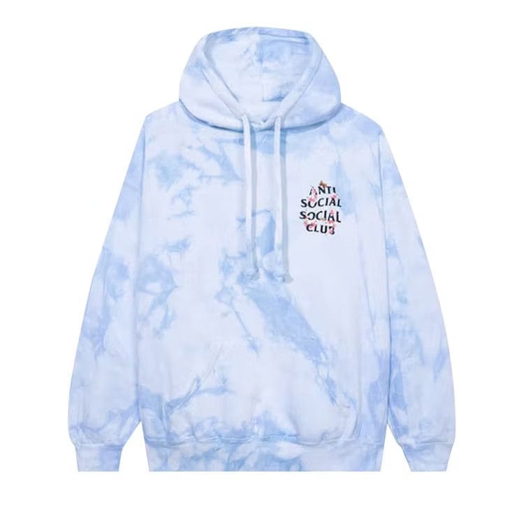Anti Social Social Club Kkoch Never Dies Hoodie Blue Tie Dye