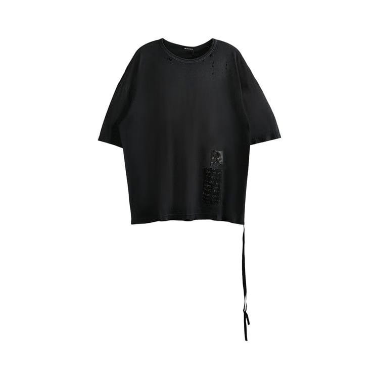 Ann Demeulemeester Dieter High Comfort T-Shirt With Patches Black