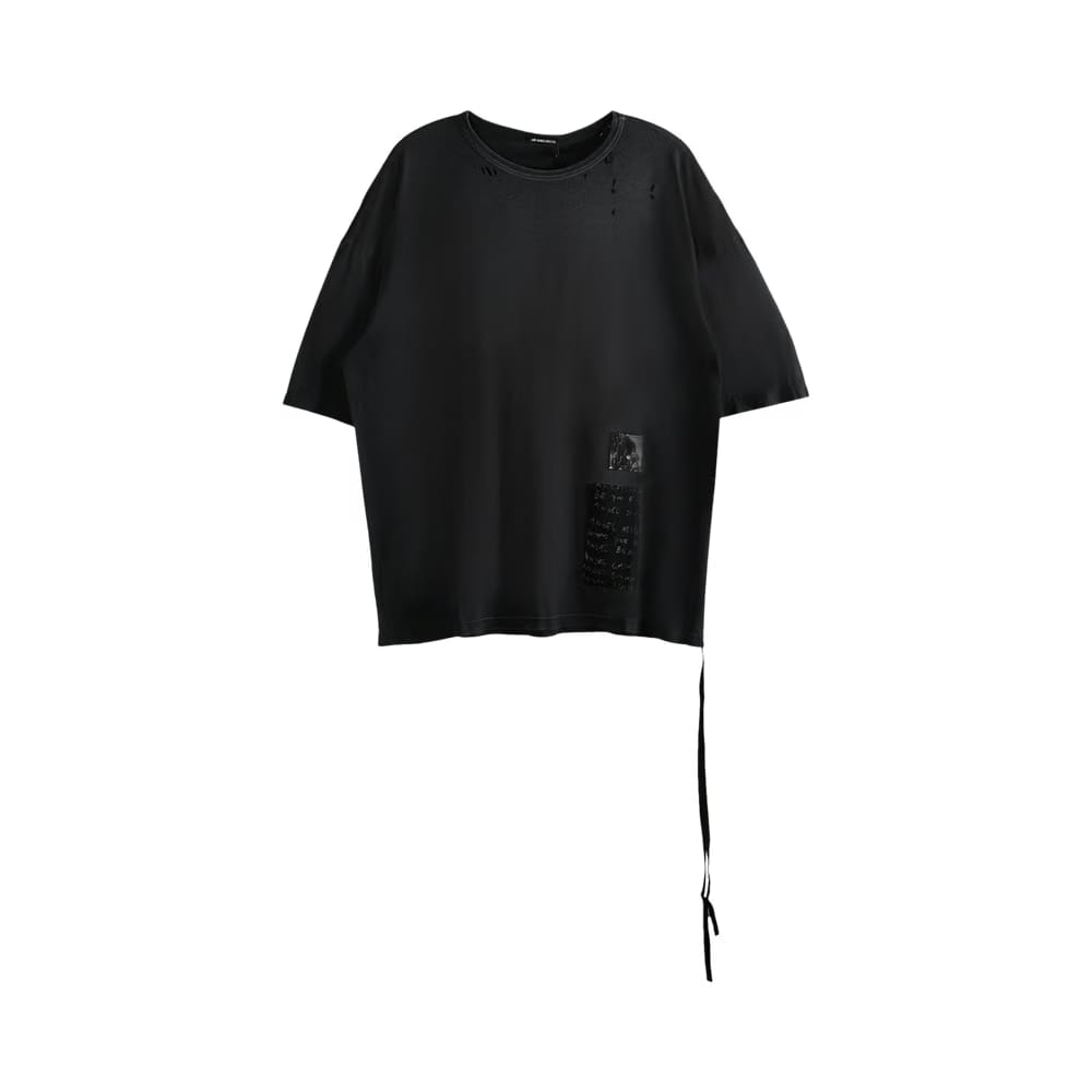 Ann Demeulemeester Dieter High Comfort T-Shirt With Patches Black