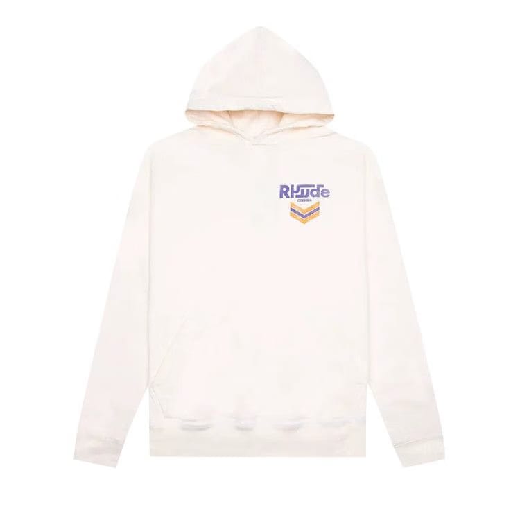 Rhude Fuel Hoodie Vintage White
