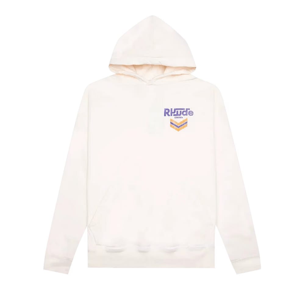 Rhude Fuel Hoodie Vintage White