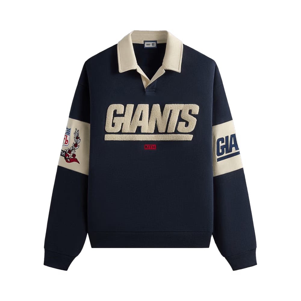 Kith & '47 for the NFL: Giants Nelson Collared Pullover Nocturnal