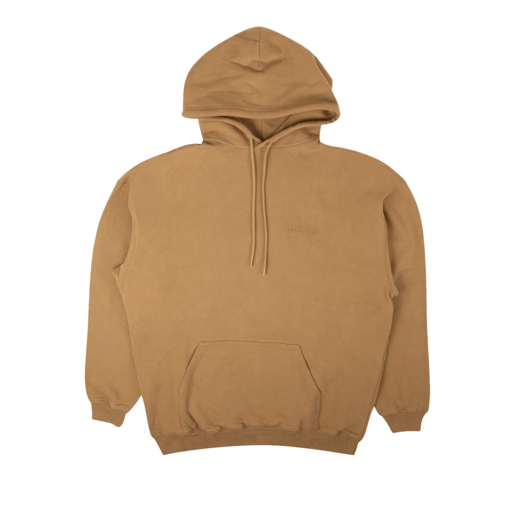 Balenciaga Logo Hoodie Brown