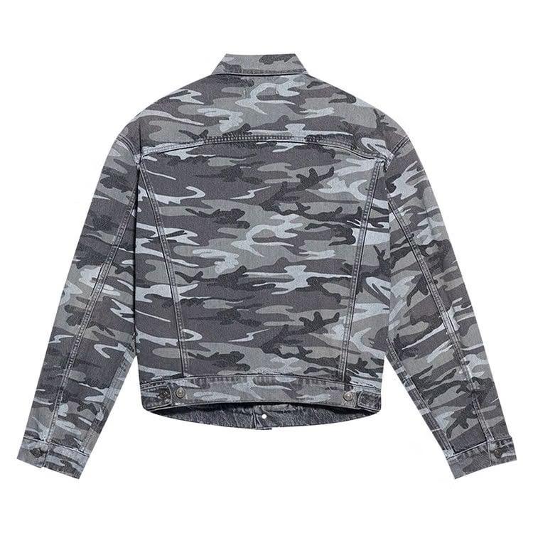 Balenciaga Large Fit Jacket Washed Black