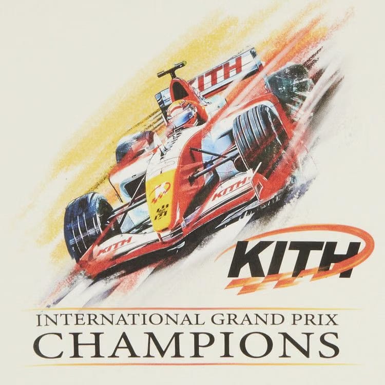 Kith F1 Champion Vintage T-Shirt Silk