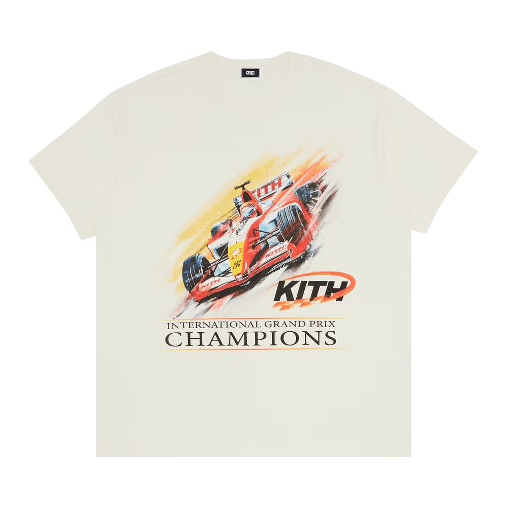 Kith F1 Champion Vintage T-Shirt Silk