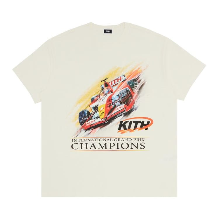 Kith F1 Champion Vintage T-Shirt Silk