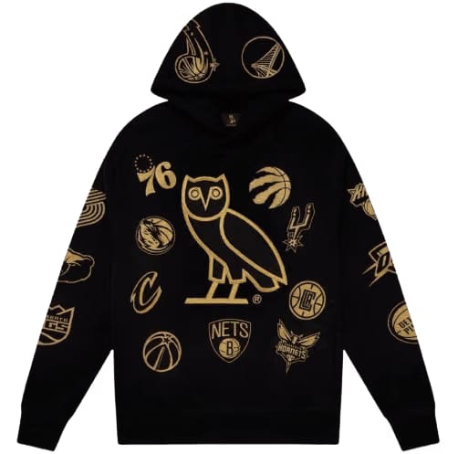 Ovo NBA Icons OG Owl Black Hoodie