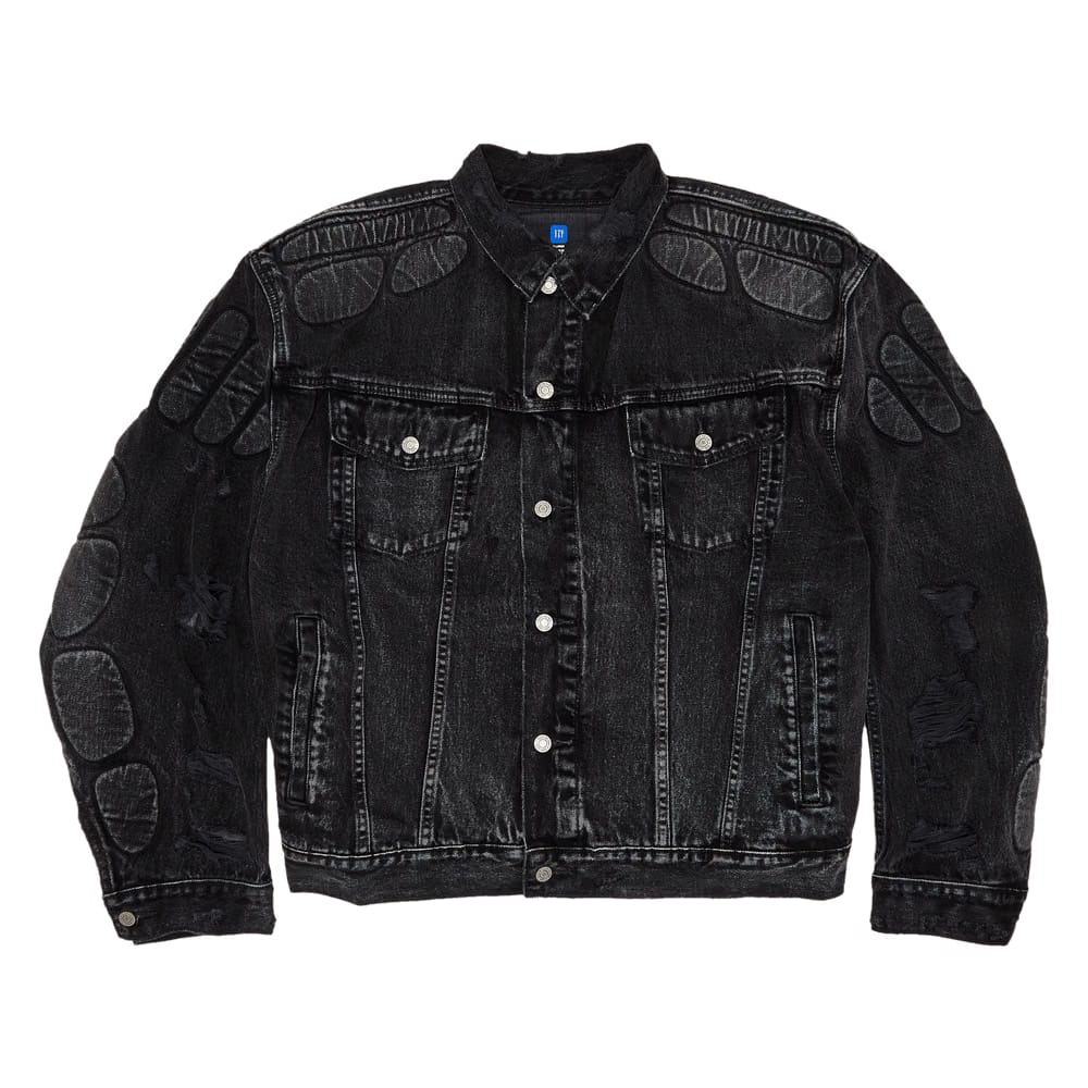Yeezy Gap Engineered by Balenciaga Padded Denim Jacket Grey Wash