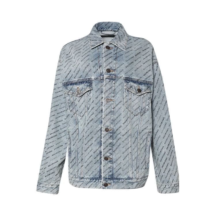 Balenciaga Large Fit Jacket Iced Blue