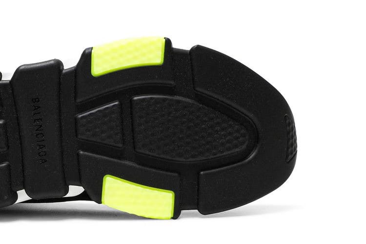 Balenciaga Speed Sneaker Cuffed Black Yellow