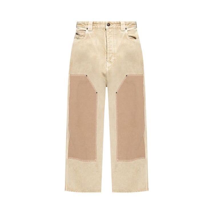Balenciaga Ripped Off Baggy Pant Beige