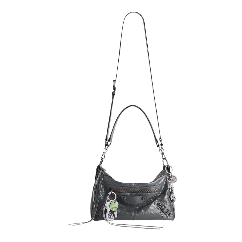 Balenciaga Le City Moto Small Volcanic Rock