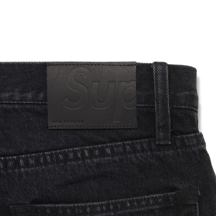 Supreme Stone Washed Black Slim Jean Washed Black