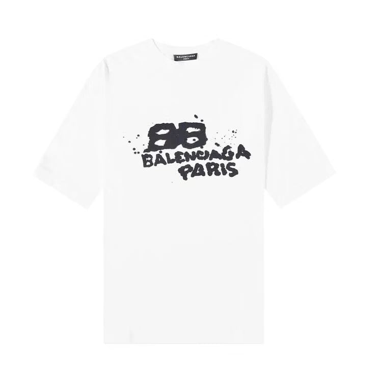 Balenciaga Medium Fit T-Shirt White