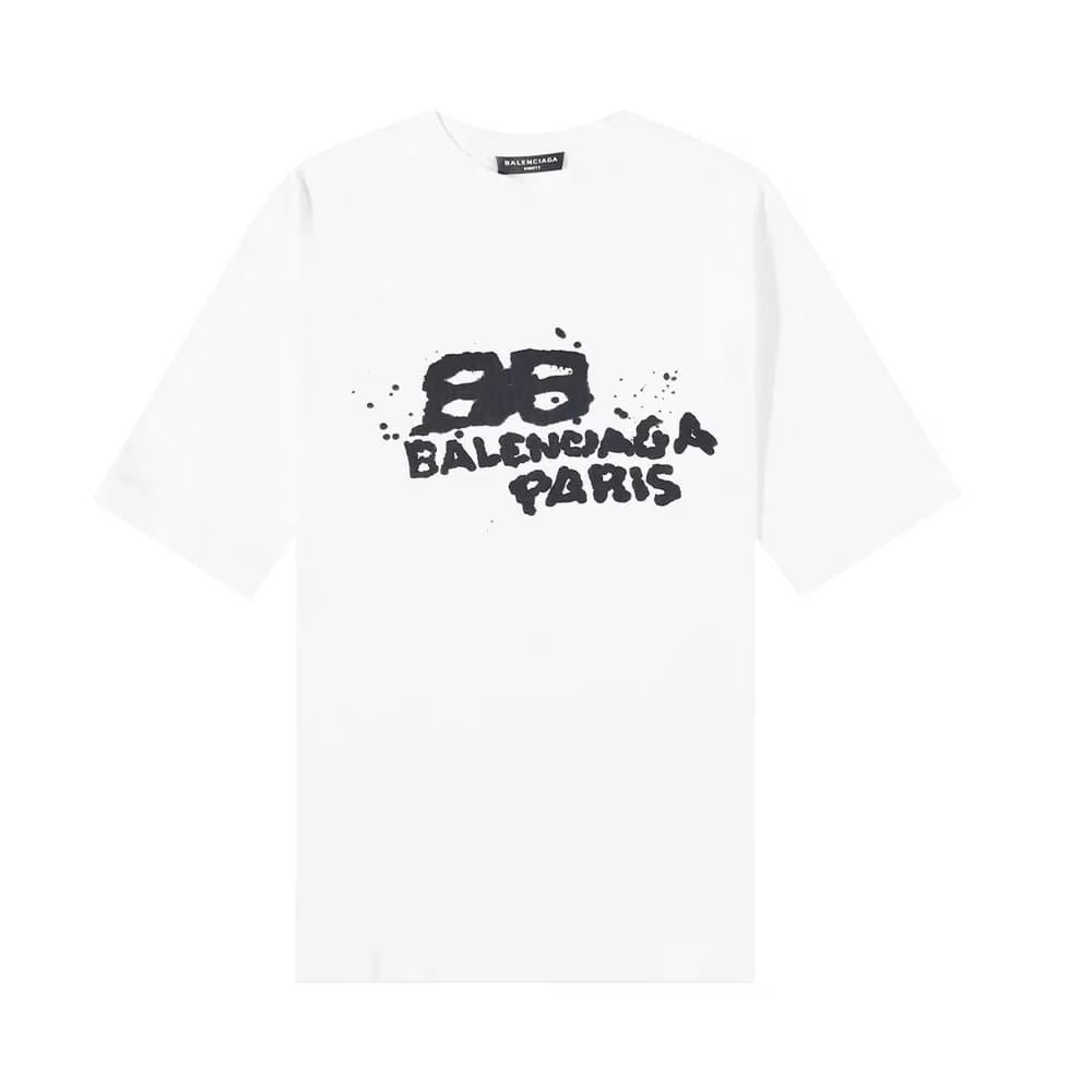 Balenciaga Medium Fit T-Shirt White