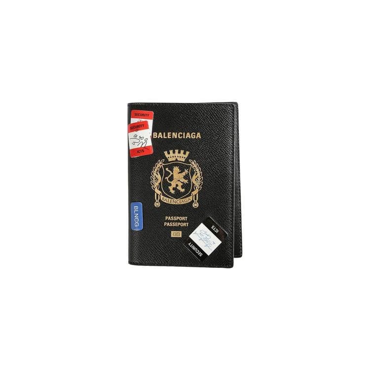 Balenciaga Passport Holder Black/Multicolor