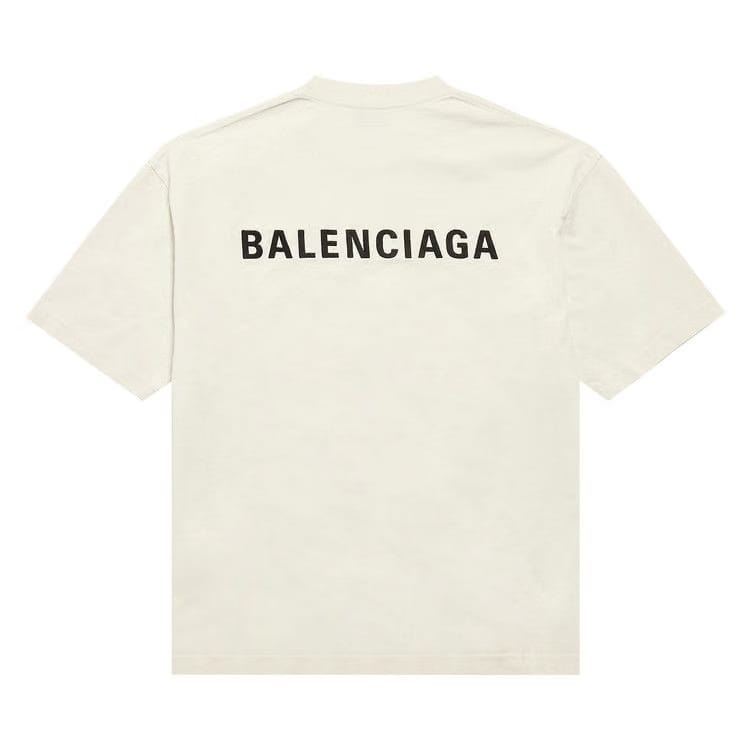Balenciaga Medium Fit T-Shirt Beige