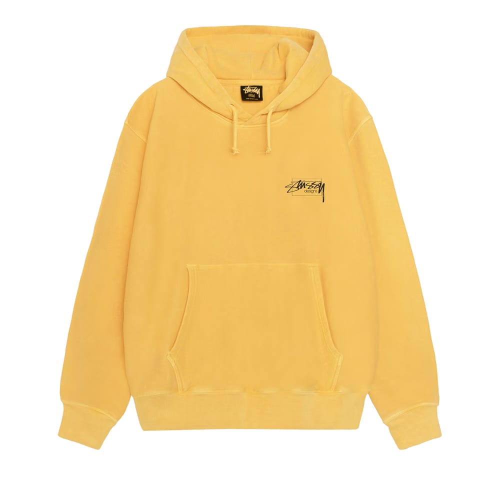 Stussy Modern Age Hoodie Pigment Dyed Yellow
