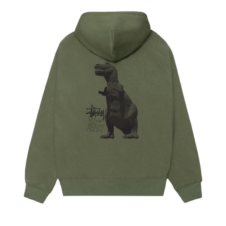 Stussy Big & Meaty Zip Hoodie Olive