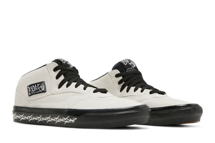 Supreme x Vans Half Cab Barbed Wire - White