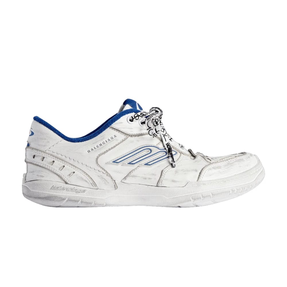 Balenciaga Hamptons Sneaker White Dark Blue Grey
