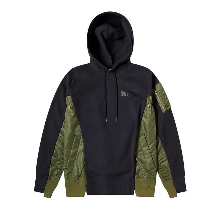 Nike x Sacai Hoodie Pitch Blue