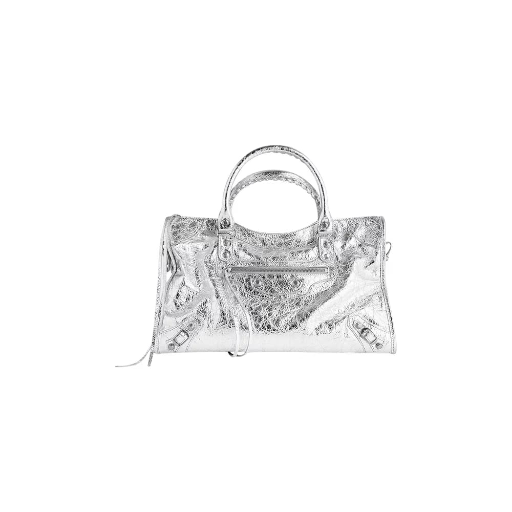 Balenciaga Le City Bag Silver