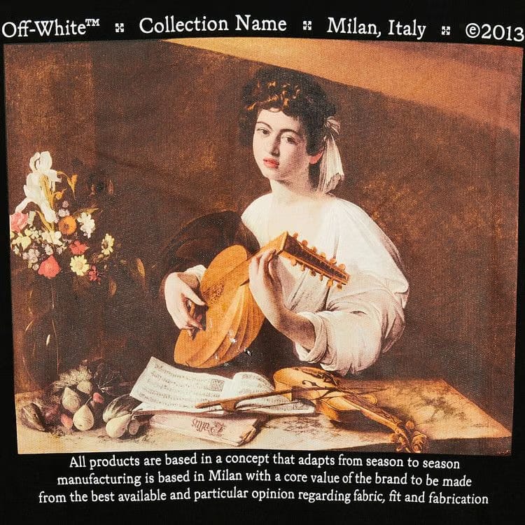 Off-White Caravaggio Over Hoodie Black/Multicolor