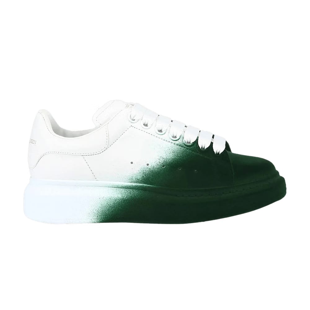 Alexander McQueen Wmns Oversized Sneaker 'Sprayed Ombre - Green'