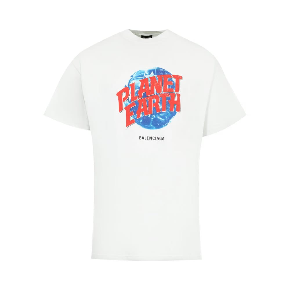 Balenciaga Oversized T-Shirt Dirty White
