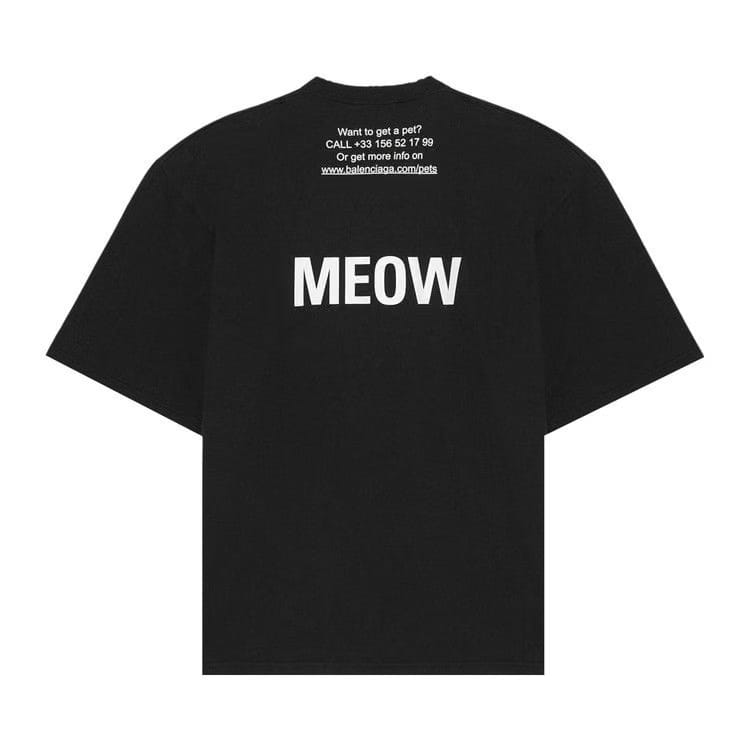 Balenciaga I Love Cats T-Shirt Black