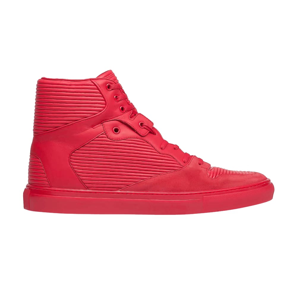 Balenciaga Pleated High Monochrome Red