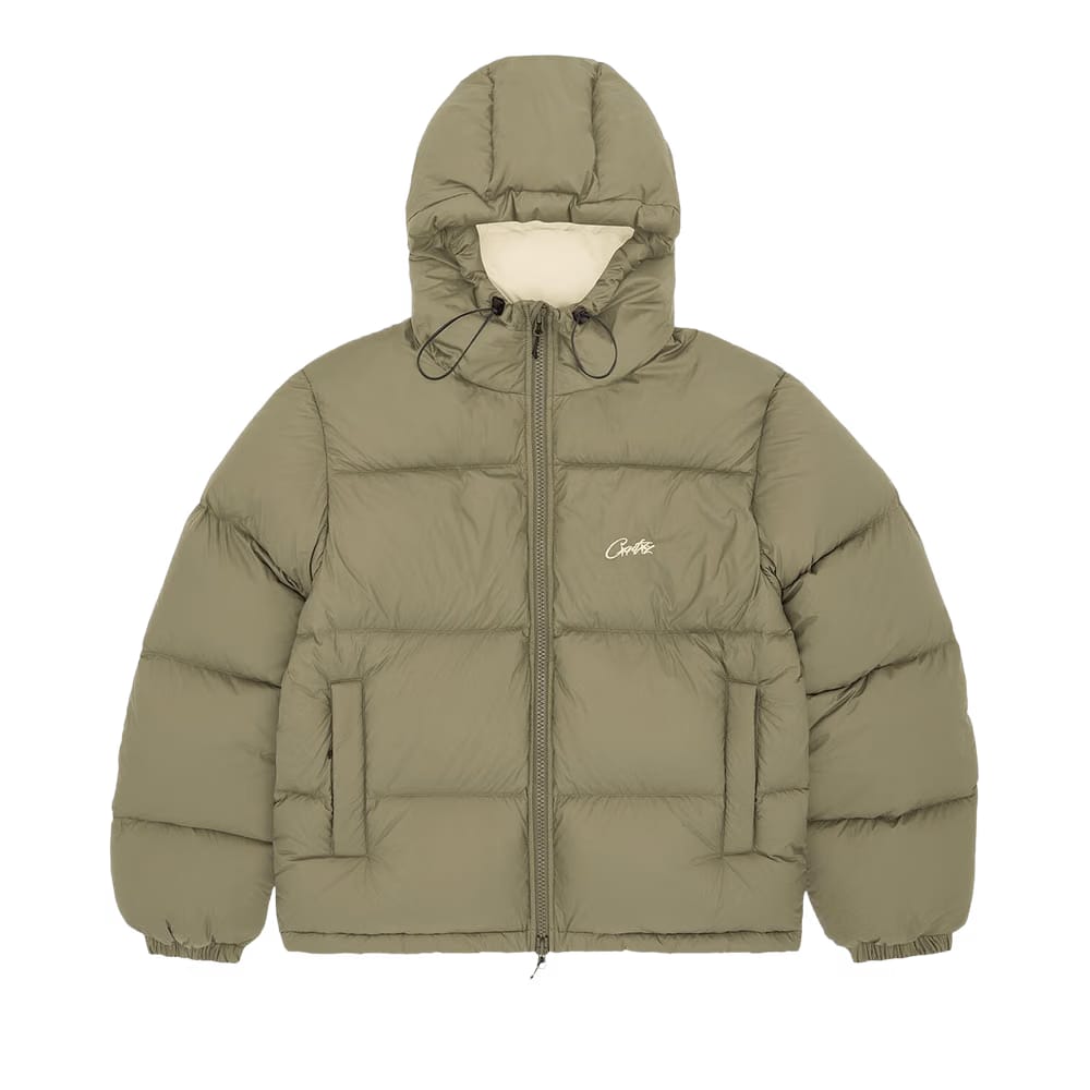 Corteiz Bolo Down Jacket Olive