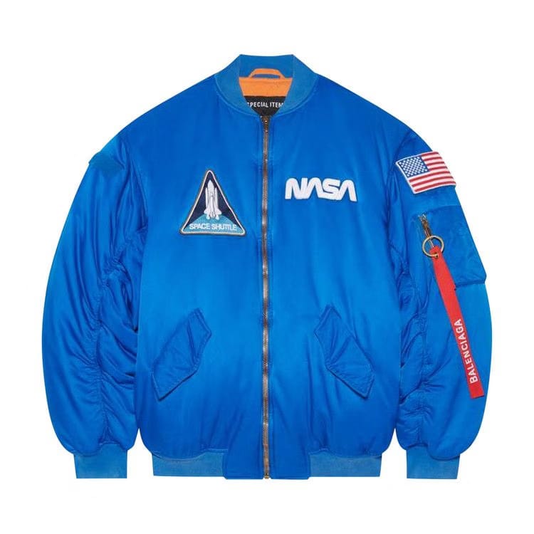 Balenciaga Space Bomber Royal Blue