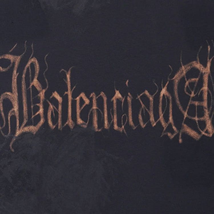 Balenciaga Metal Oversized T-Shirt Black