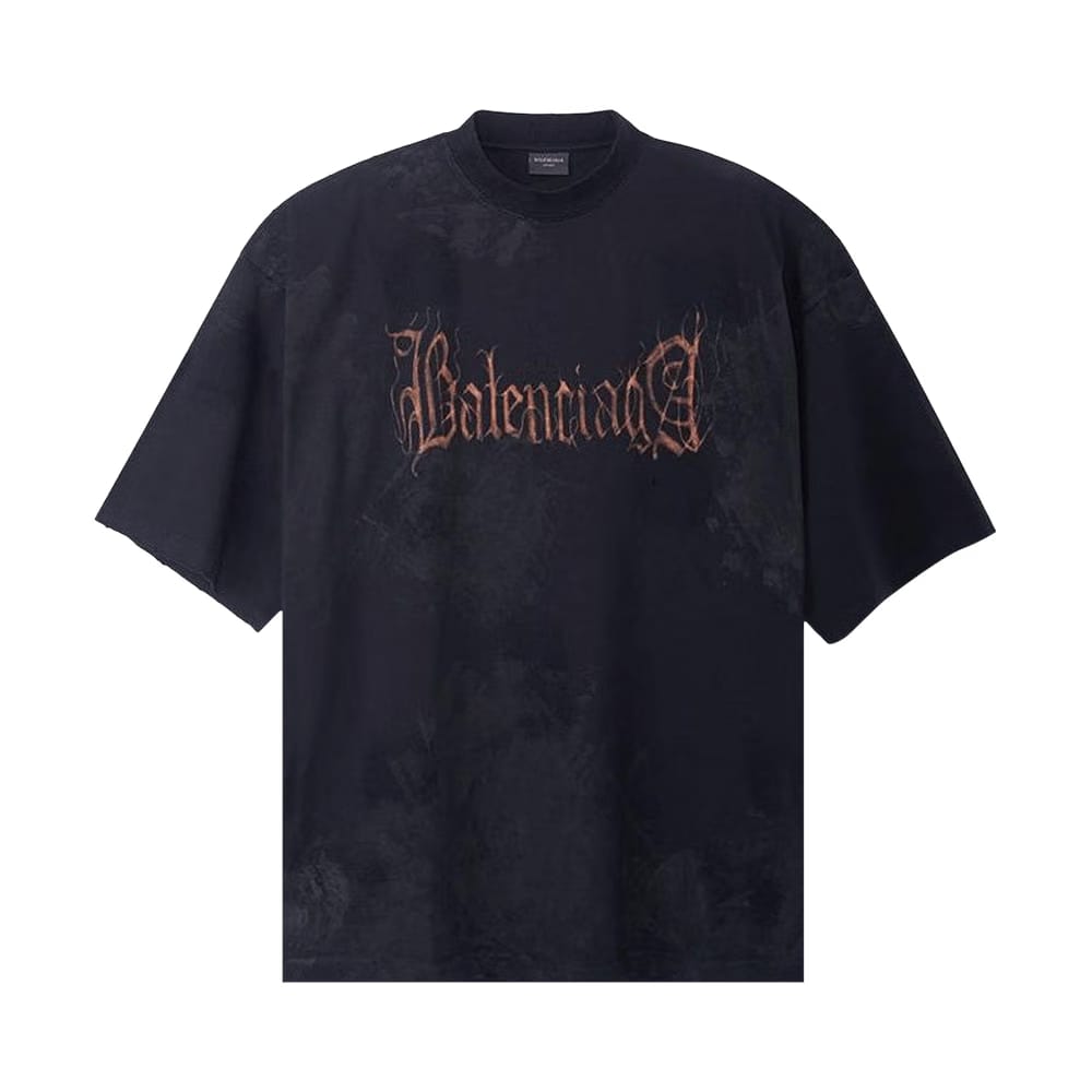 Balenciaga Metal Oversized T-Shirt Black