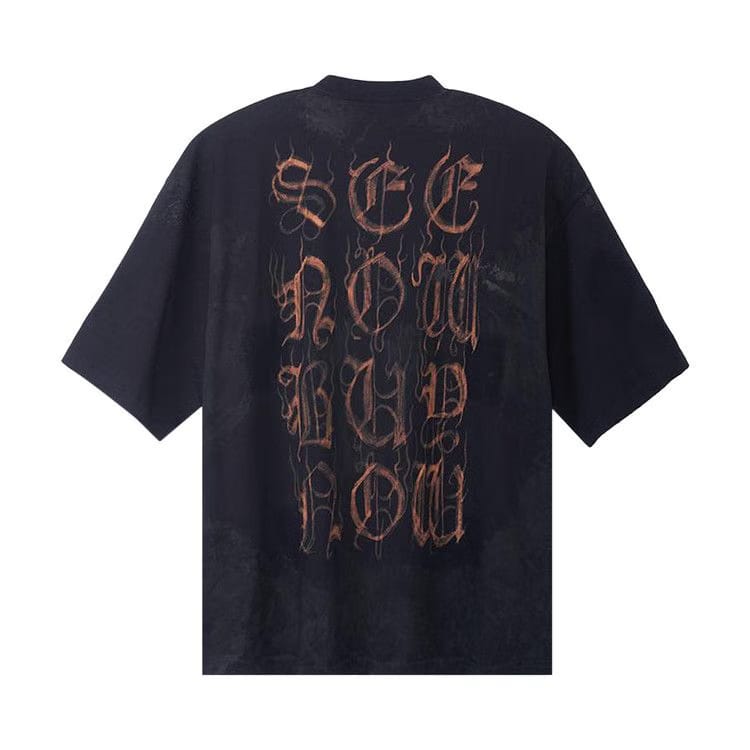 Balenciaga Metal Oversized T-Shirt Black