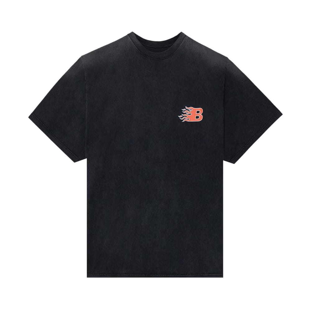 Balenciaga Flames T-Shirt Black/Red