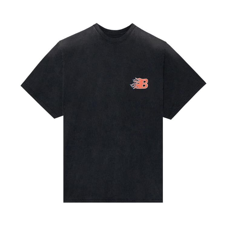 Balenciaga Flames T-Shirt Black/Red
