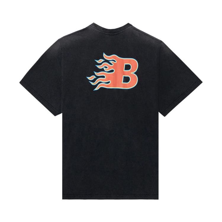 Balenciaga Flames T-Shirt Black/Red