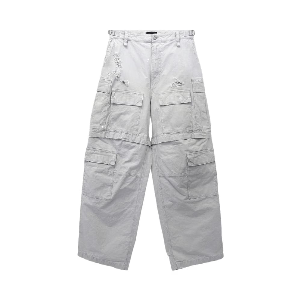 Balenciaga Large Cargo Pants Light Grey