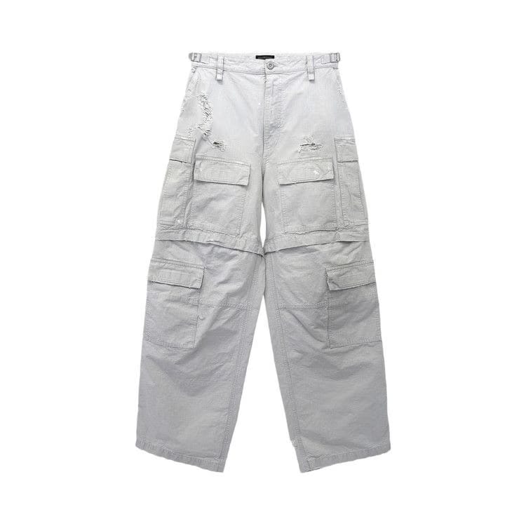 Balenciaga Large Cargo Pants Light Grey