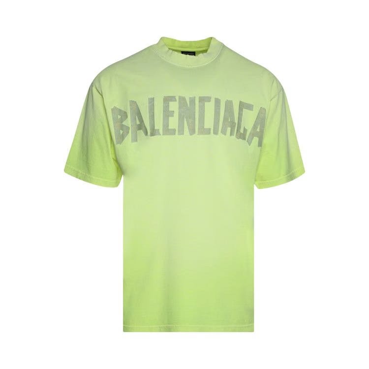 Balenciaga Medium Fit T-Shirt Fluo Yellow